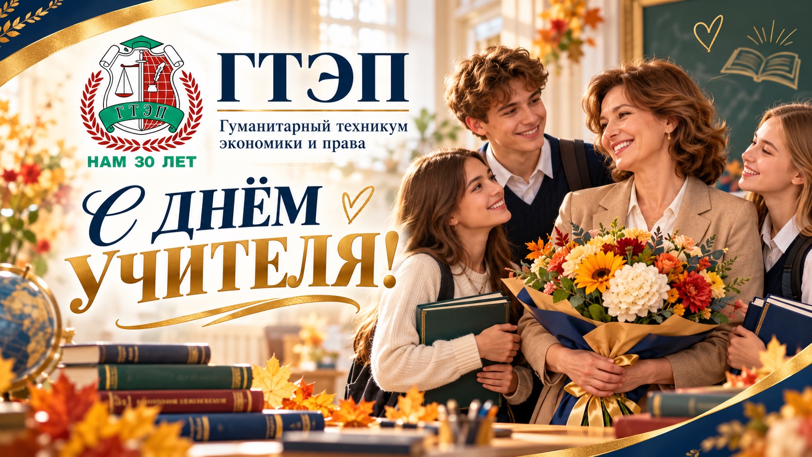 Поздравление с Днём учителя